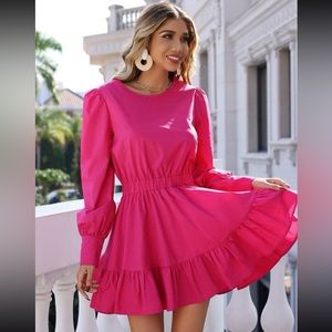 ☼ Pink Long sleeve Dress